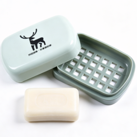 Simple Plastic Soap Holder Bathroom Kitchen Daily Use Durable Anti-fall Base Soap Box