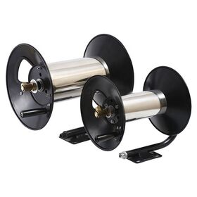 Carretel de mangueira de água de alta pressão SPS 5000PSI 100FT para lavadora de pressão, carretel de mangueira de aço resistente