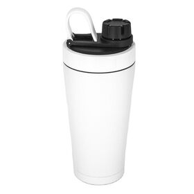 Hochwertige einwandige Vakuum-Shaker-Flasche aus Edelstahl, Sport-Wasserflasche mit großem Fassungsvermögen, Kaffeetasse, Thermoskanne mit Mixer