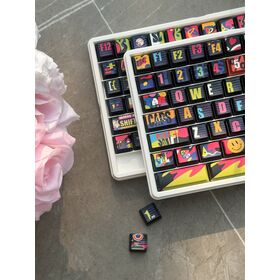 Conjunto de Teclas PBT PC Sublimação Nuclear Power CSA com Camada Translúcida para Teclado Mecânico Gamer