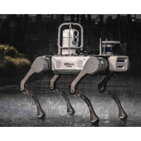 4-Wheel Electric Robot Dog: Long-Endurance, 200kg Payload, Auto Hill-Climb, Waterproof, Night Vision for Police Patrol