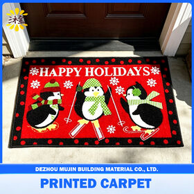 Alfombra de Poliéster Impresa de Alta Gama para Sala de Estar, Alfombra Grande con Diseño Moderno para Uso en el Hogar, Oración y Entrada - Venta Directa de Fábrica