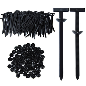 Automotivo Push-In Cable Tie Fasteners - Universal Nylon Self-Locking Zip Ties para Fender Forros, Para-lamas &amp; Painel de Segurança