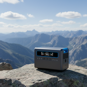 Accueil d'urgence de stockage d'énergie en plein air batterie à onde sinusoïdale pure camping lifepo4 portable solaire générateur 2400w centrale électrique