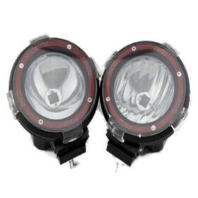 HID auto working lights auto modification auxiliary lights circular searchlight floodlight