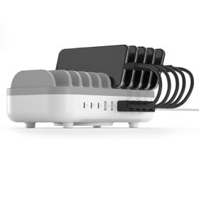 Station de recharge USB publique portable pour aéroport, 10 ports, pour appareils multiples, CC, pour bureau familial