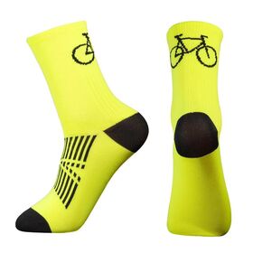 Grosir Kaus Kaki Sepeda Warna-warni dengan Pola Stylish, Mesh Breathable, Desain Kustom untuk Jalan/Gunung OEM/ODM