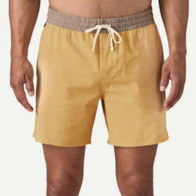 Men's Summer Beach Shorts 100% Polyester Canvas Drawstring Breathable Surfing Shorts | OEM Wholesale Customization