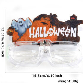 Clear LED Glasses for Halloween Party Fun