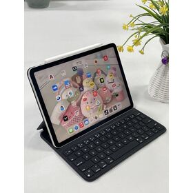 Thin Light Portable Keyboard Cover Seamless Landscape Portrait Switching plus Magnetic Pen Lock & Auto Sleep Wake for iPad 10.9 11