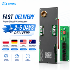 JK-PB1A16S10P، JKBMS V19، نظام إدارة البطارية (BMS) LiFePO4 16S 48V 200A، RS485، تحكم عبر التطبيق، تسخين متوازي، تخزين طاقة منزلي