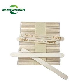 Birch Wood wood color Food Grade Eco-friendly Factory Direct Sale Biodegradable wooden ice cream sticks