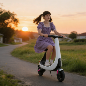 Hot-Selling Design Exclusivo 400w Adulto Scooter Elétrico | Sleek &amp; Unique, passeio direto, suave da fábrica para uso urbano e casual