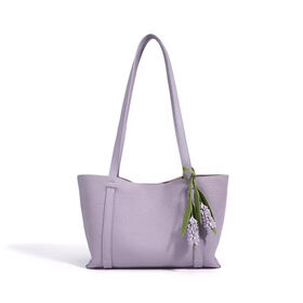 Bolsa Sacola das mulheres 2027 Jacinto Único Bolsa de Ombro High-end Comutando Casual Série Início da Primavera Couro Genuíno Grande
