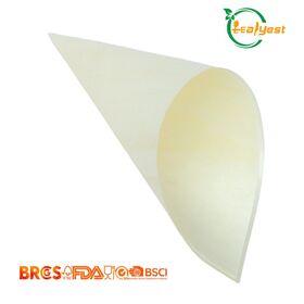 125mm FSC Certificou Cones De Madeira Descartáveis Biodegradável Compostable Food Grade