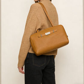 Vintage Umhängetasche in einfarbiger Optik, Schultertasche mit großem Fassungsvermögen für Reisen, Outdoor und täglichen Gebrauch