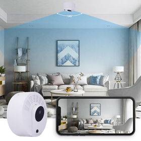 1080P WiFi Manequim Câmera Detector de Fumaça com Detecção de Movimento PIR, Bateria de 1 Ano de Espera para Segurança Doméstica e Escritório (EL-LS008)