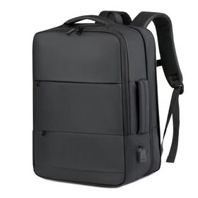 Mochila portátil expansível de 16 polegadas masculina premium, mochila para negócios e mochila casual com design portátil