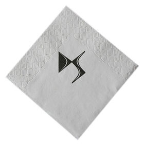 Disposable Beverage Napkins Made from 100% Wood Pulp