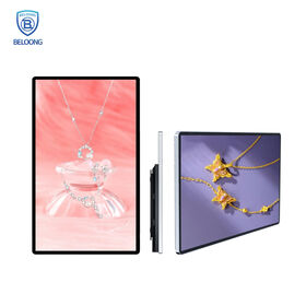 Machine Publicitaire LCD Full HD Ultra-Mince Murale Intérieure avec Système Intelligent Android et Lecture Automatique pour Centres Commerciaux et Espaces Publics