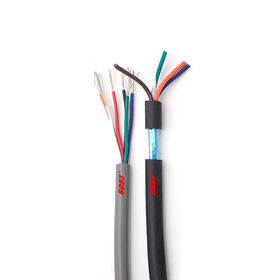 UL2569 22AWG Cabos Multicore Folha Livre De Halogênio Braid PVC Jacket Cabo De Controle Blindado