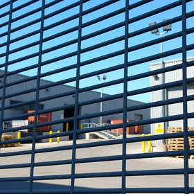 Galvanized 358 Anti-Climb Fence Panels for Airport Railway Prison Dense Mesh Fence