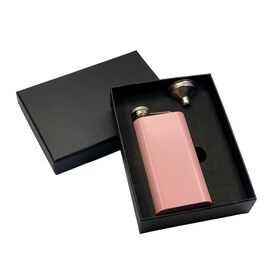 Melhor Qualidade Rosa versão, com um funil, em uma caixa de presente, 304 Aço Inoxidável Garrafa Líquida Portátil Mini Garrafa Hip 5oz