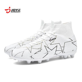 Good service Soccer Shoes with Long Spike Cleats Customizable TPU Mesh Insole for Spring Sports Training ODM/OEM