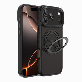 X-ONE Hülle mit 6M Fallhöhe, 360° Schutz mit Gripstand, Frost Ma Aufprallschutz, TPU+PC Magnetisch für iPhone 18 Pro/17 Pro