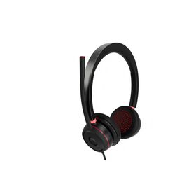 Microfone com cancelamento de ruído USB C Wired UC Business Headset Acoustic Shock Protection ODM para Callcenter Headsets Compliance