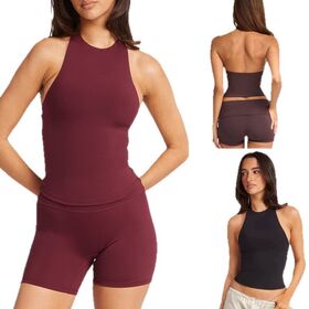 2026 Novidade Top Regata Esportivo Acolchoado Respirável de Alta Qualidade Personalizado Halter para Yoga e Academia, para Treino e Fitness