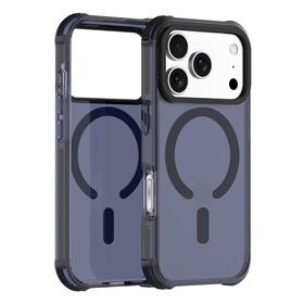 Casing Kotak Bening Kristal untuk Seri iPhone 18, PC TPU TPE Ringan dengan Penyerapan Guncangan, Teruji Jatuh