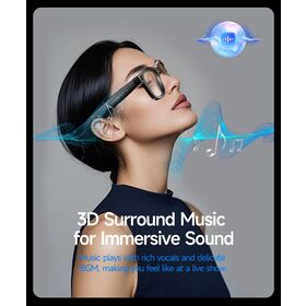 Lunettes Intelligentes 2026 avec Caméra 8MP 2K, Vidéo WiFi, Lunettes de Soleil Portables avec IA pour Questions et Réponses