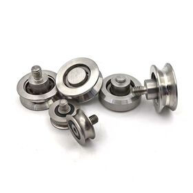 Custom CNC usinado aço inoxidável rolamento habitação, precisão Industrial Roller &amp; Polia Componentes