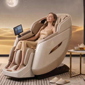 2026 Gravidade Zero Massageador Corporal Cadeira Novo Design Full Body 4d Luxo Elétrica Sl Track Shiatsu Massagem Cadeira