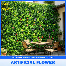 Usine chinoise Personnalisé Panneaux D'herbe Plante Artificielle Mur Haie Verte Plantes Artificielles et Fleurs Mur
