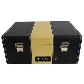 Nova chegada Turntable Player Portátil mala vinil turntable player fonógrafo com alto-falantes