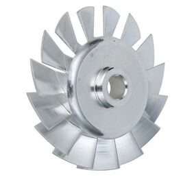 CNC machining high-speed aluminum impeller dynamic balancing of fan rotor aluminium alloy 6061