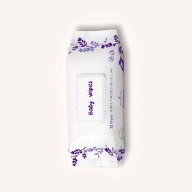Hot seller Lavender Scented Qualidade Premium descartável Baby Wipes Biodegradável Customized Sheet Size Cleansing Baby Wipes