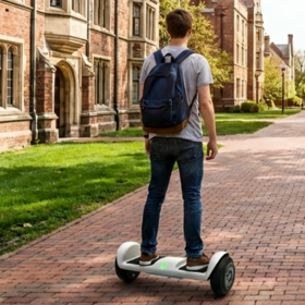 NOVO 6.5 "Self-Balancing Hoverboard para Kids &amp; Teens Certified Scooter elétrico com almofadas antiderrapantes para viagens de curta distância