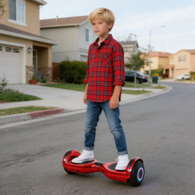 KIds Self-Balancing Hoverboard com Custom RGB LED Wheel Lights, Heavy-Duty Scooter elétrico Ideal para diversão ao ar livre e trajeto diário