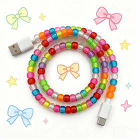 Colorido frisado USB para tipo C cabo de carregamento 1m 5V1A Fun Candy Style trançado cabo de dados para crianças e presentes