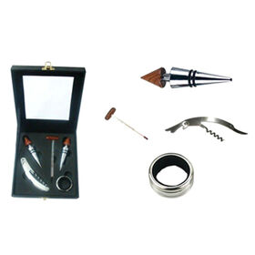5-piece Stainless Steel Wine Bar Set, Suitable for Gifts