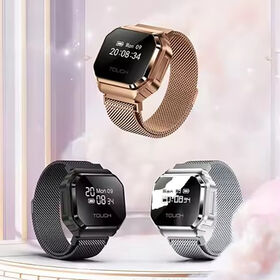 Smart Classic QWatch Pro Android AMOLED Button Style Titanium Alloy Life Waterproof Multi-Sports Sleep Tracker Pedometer B7