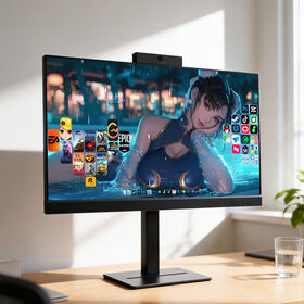 PC de mesa tudo em um 24 polegadas Gaming Touch Screen Core I3 I5 I7 All-In-One Computador Monobloco AIO Computador