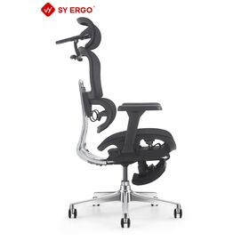 Confortable Dos Haut Ergonomique Chaise De Bureau PU Roulettes Maille Pivotant Conception BIFMA Niveau 3 Certifié pour Les Jeux et un usage Professionnel