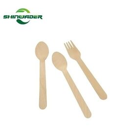 Factory Direct Sale Free Sample Excellent Quality Food Grade Custom Printed Logo Wooden cutlery