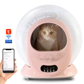 Melhor preço Cleaner Design Fechado Semi Auto-Limpeza Luxo Auto-limpeza Caixas para Gatos Caixa de lixo automática Cat