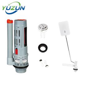 Best Selling PP Plastic Separate Two-inch Dual Flush Toilet tank Fittings Complete Toilet Flush Valve