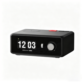 Recém-atualizado UI Design Bluetooth Speaker Estação de carregamento sem fio com som surround estéreo e Smart Display
